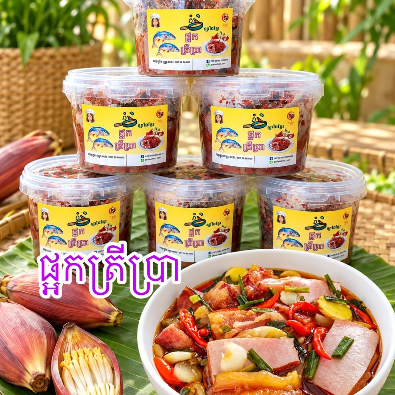 ផ្អកត្រីប្រាខ្មែរ