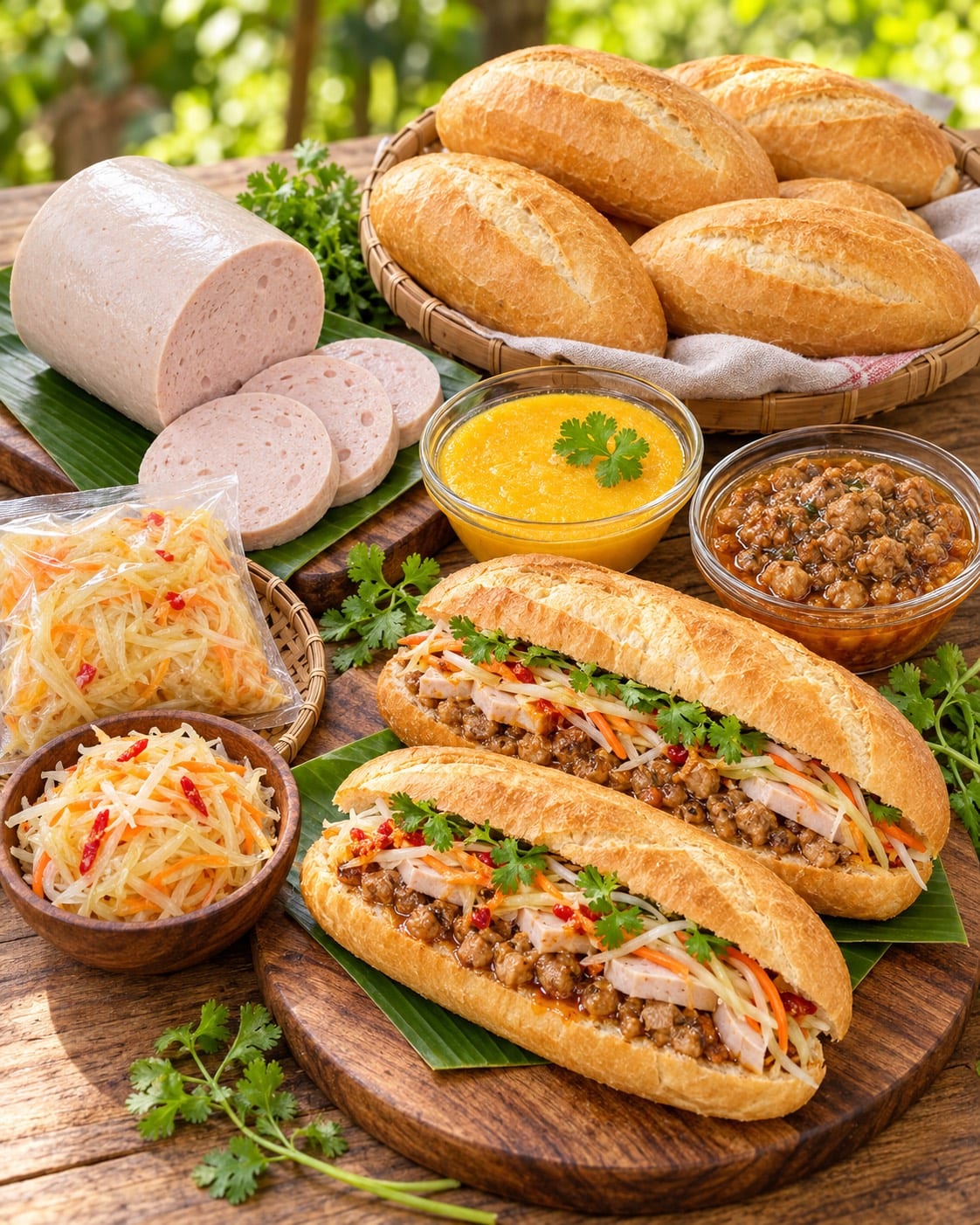 សេតនំបុ័ងបាតេ(1ឈុត5នំ)